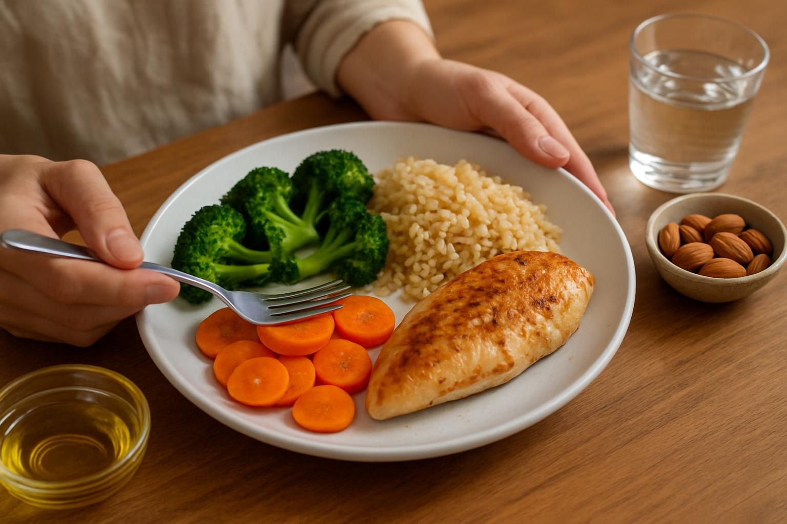 Composer une assiette complète sans tout peser